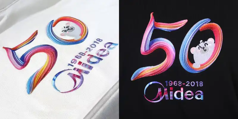 Custom embroidery company logo